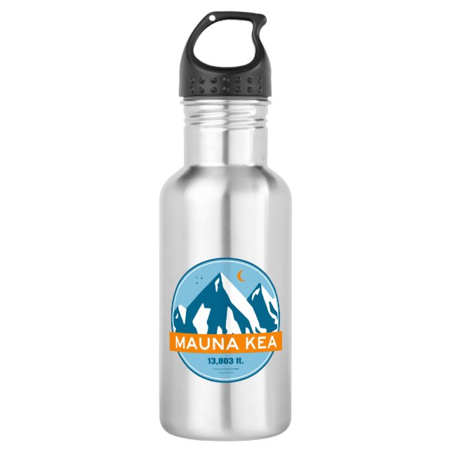 Mauna Kea Hawaii Stars Moon 532 Ml Water Bottle (Front)