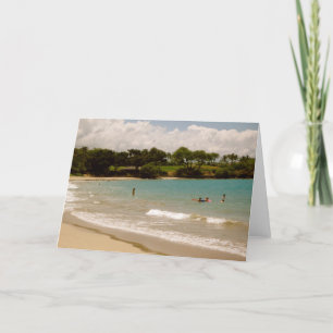 Mauna Kea, Hawaiian Beaches Card
