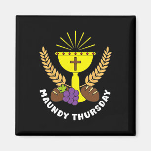 Maundy Thursday Holy Week Easter Christian Cross J Magnet