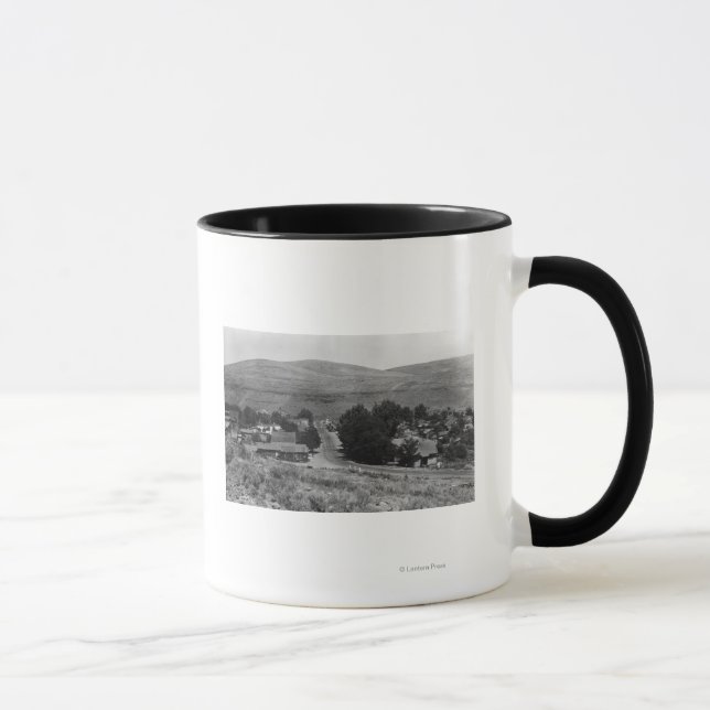 Maupin, Oregon Town View Business Section Mug (Right)