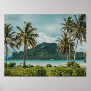 Maupti, French Polynesian island, Photo Print