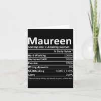 Maureen Rition Personalised Name Funny Performance