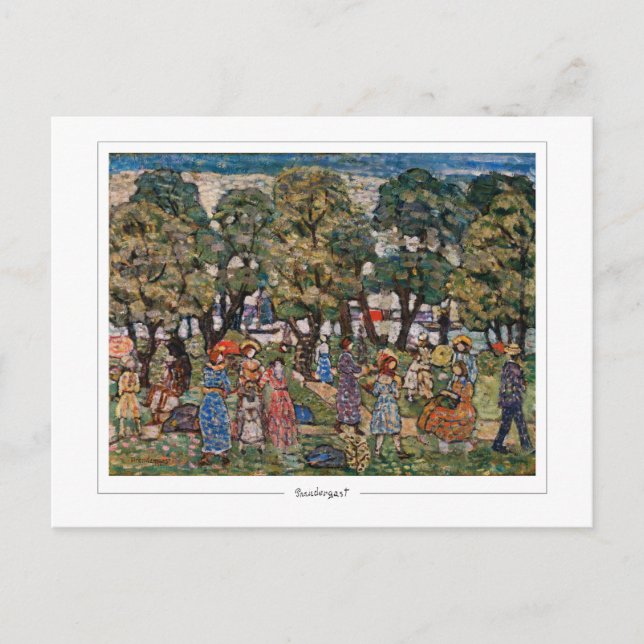 Maurice Prendergast #12 - Fine Art Postcard (Front)