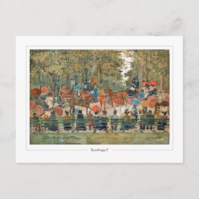 Maurice Prendergast #14 - Fine Art Postcard (Front)