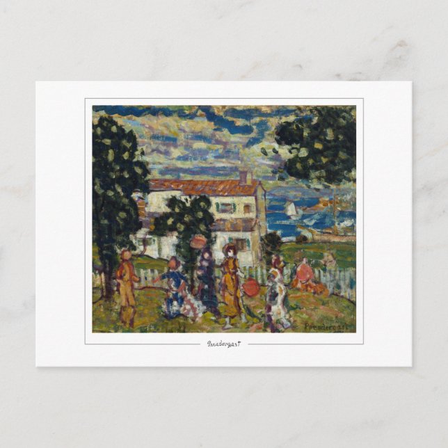 Maurice Prendergast #569 - Fine Art Postcard (Front)