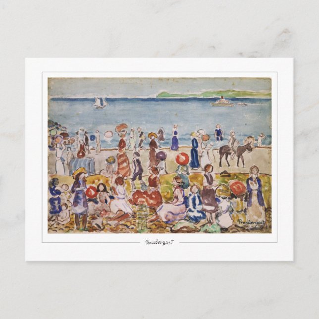 Maurice Prendergast #9 - Fine Art Postcard (Front)