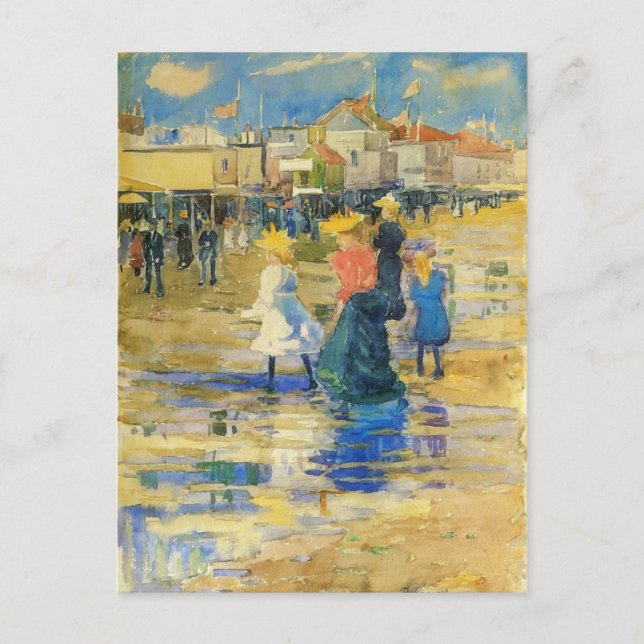 Maurice Prendergast- Revere Beach Postcard (Front)