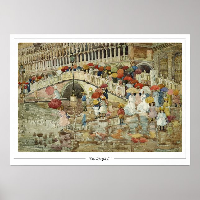 Maurice Prendergast Zedign Art Poster #17 (Front)