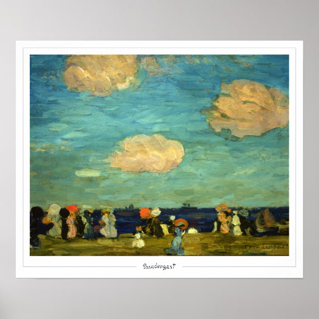 Maurice Prendergast Zedign Art Poster #312 (Front)