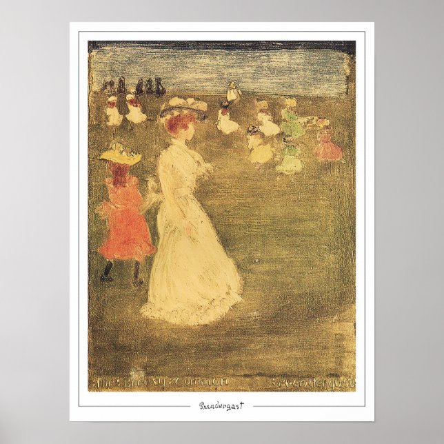 Maurice Prendergast Zedign Art Poster #425 (Front)