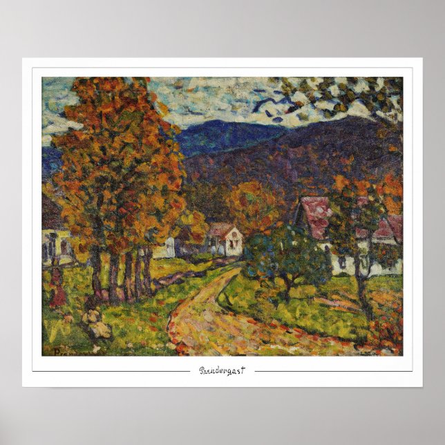 Maurice Prendergast Zedign Art Poster #638 (Front)