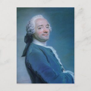 Maurice Quentin de la Tour Self-Portrait Postcard