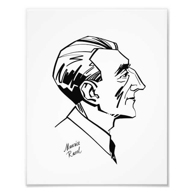 Maurice Ravel Photo Print (Front)