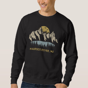 Maurice River New Jersey Mountain Sunset Sunrise N Sweatshirt