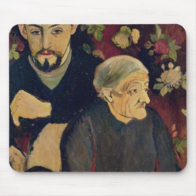 Maurice Utrillo, his Grandmother and his Dog Mouse Pad (Front)
