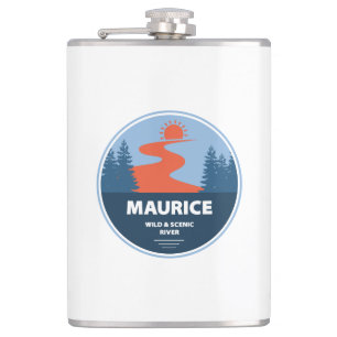 Maurice Wild And Scenic River Hip Flask