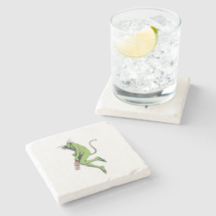 Maurin Quina Green Devil Stone Coaster