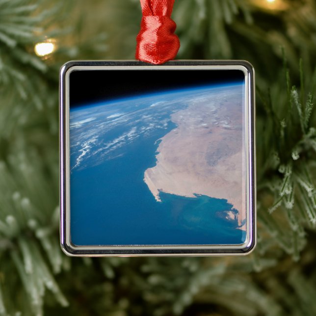 Mauritania And Western Sahara Off Coast Of Africa Metal Tree Decoration (Tree)