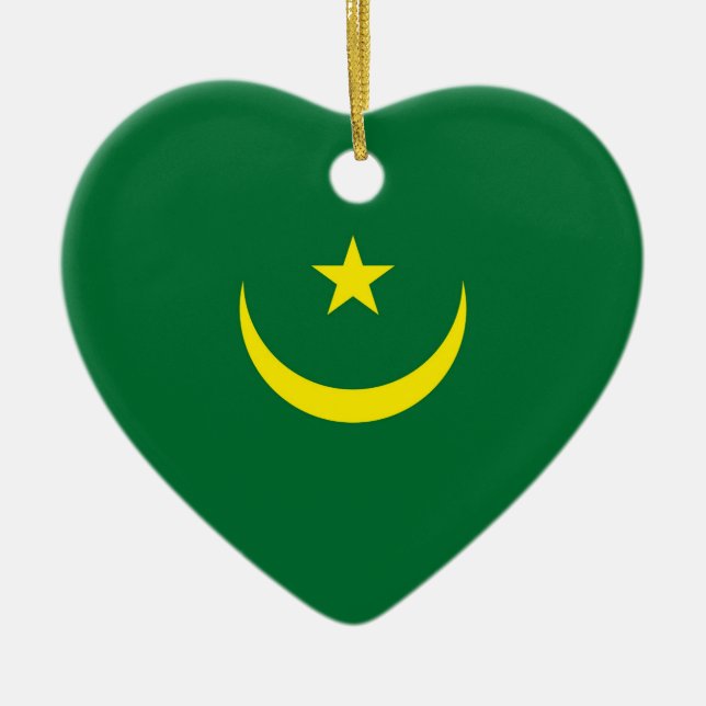 MAURITANIA CERAMIC TREE DECORATION (Front)