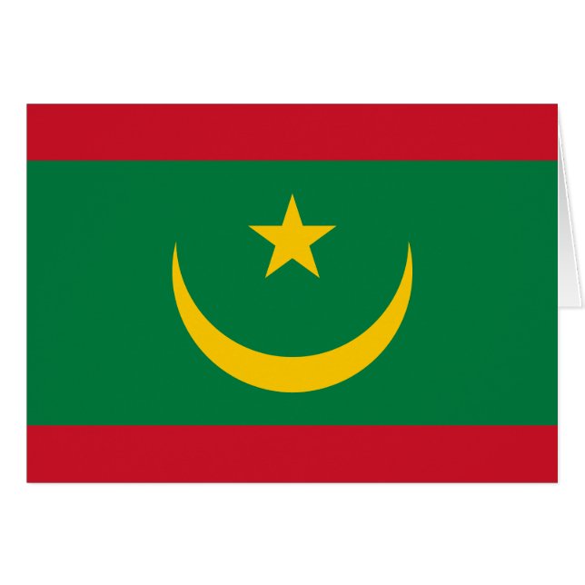 Mauritania Flag (Front Horizontal)