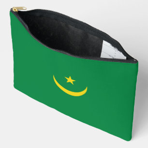 Mauritania flag accessory pouch