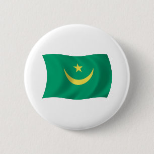 Mauritania Flag Button