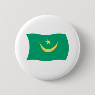 Mauritania Flag Button