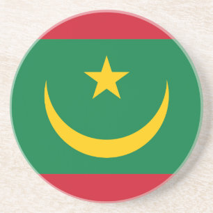 Mauritania Flag Coaster