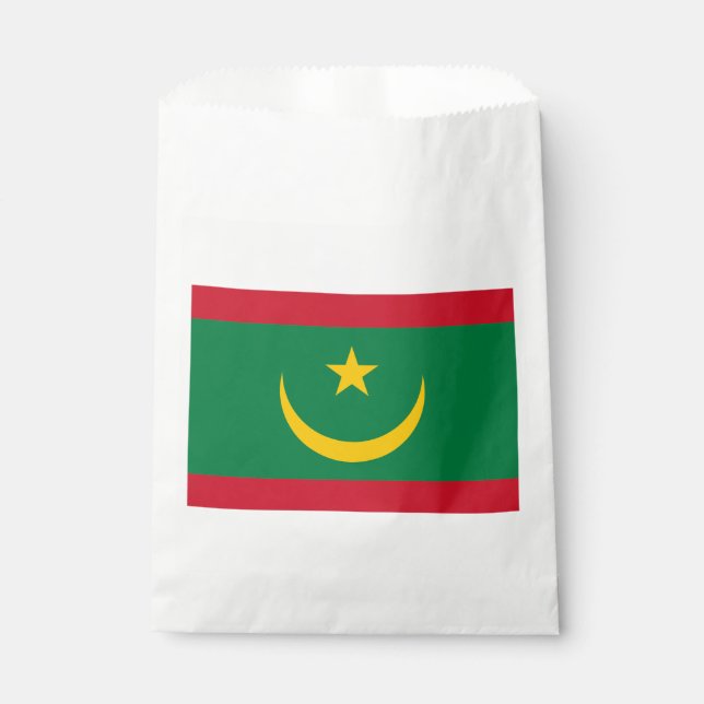 Mauritania Flag Favour Bags (Front)