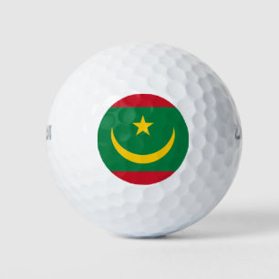 Mauritania Flag Golf Balls