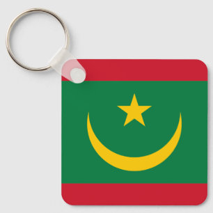 Mauritania Flag Keychain