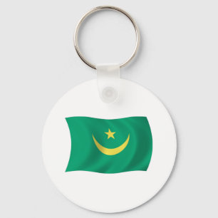 Mauritania Flag Keychain