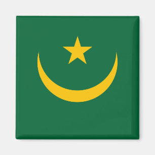 Mauritania Flag Magnet