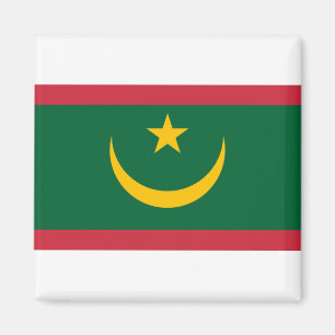 Mauritania Flag Magnet