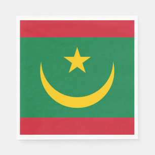 Mauritania Flag Napkin
