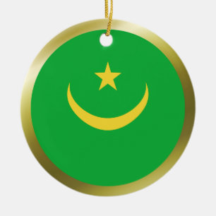 Mauritania Flag Ornament