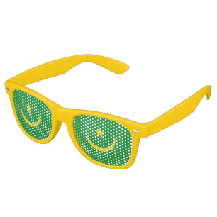 Mauritania Flag Retro Sunglasses