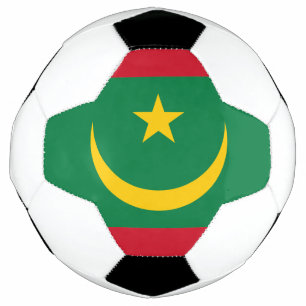 Mauritania Flag Soccer Ball