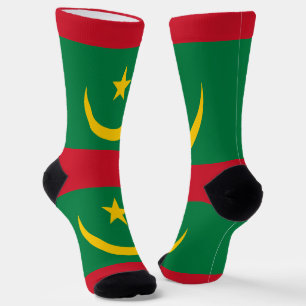 Mauritania Flag Socks