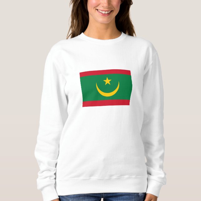 Mauritania Flag Sweatshirt (Front)