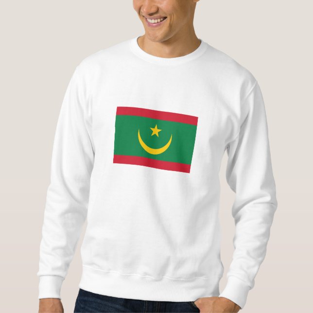 Mauritania Flag Sweatshirt (Front)
