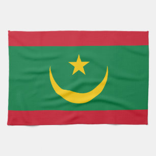 Mauritania Flag Tea Towel