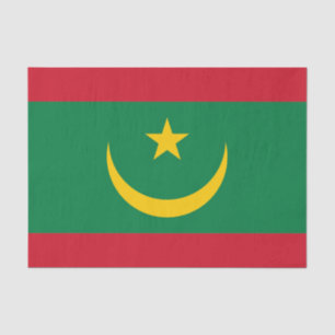 Mauritania Flag Tissue Paper