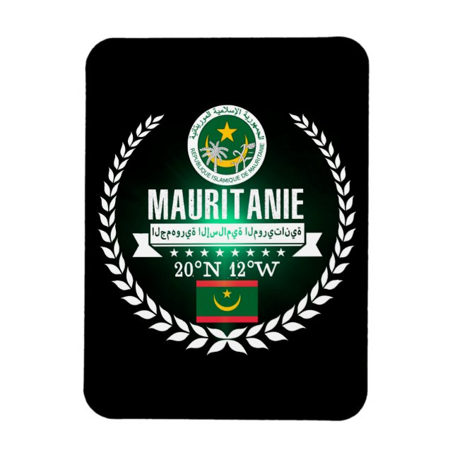 Mauritania Magnet (Vertical)