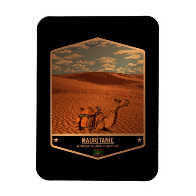 Mauritania Magnet (Vertical)