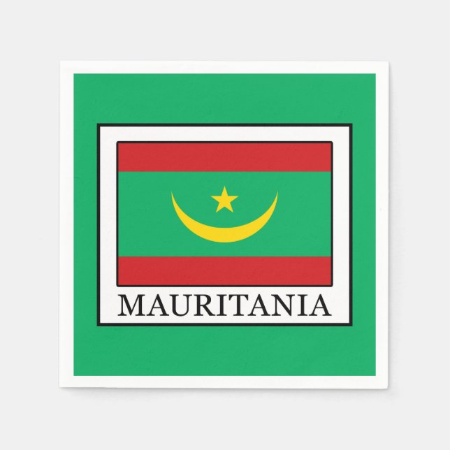 Mauritania Napkin (Front)