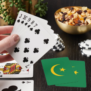 Mauritania Old Flag Playing Cards