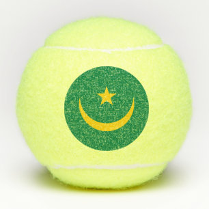 Mauritania Old Flag Tennis Balls