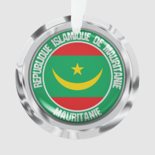 Mauritania Round Emblem Ornament