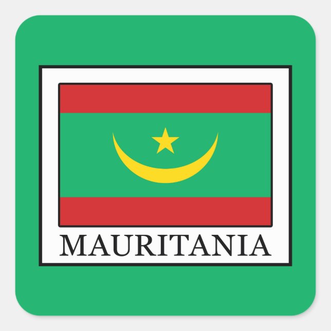 Mauritania Square Sticker (Front)